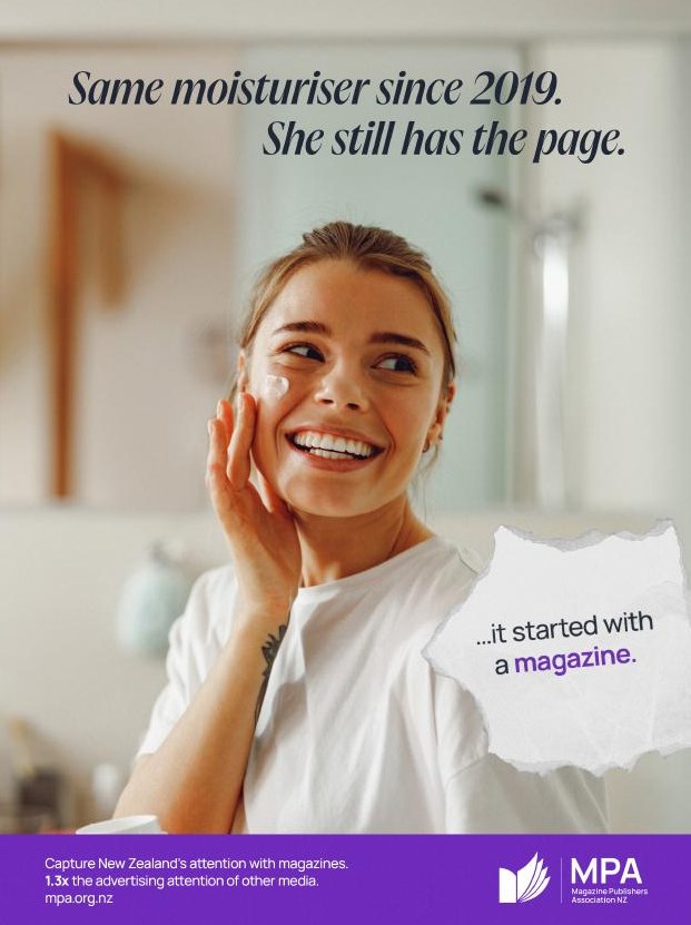 Print ad from the It Started With a Magazine campaign